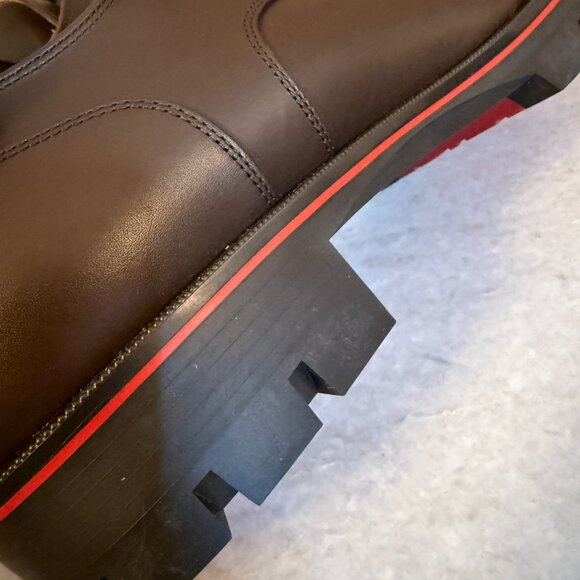 Christian Louboutin 3230966 Mens Davisol Brown Lug Sole Derby Shoe 43, 45 - Picture 7 of 14